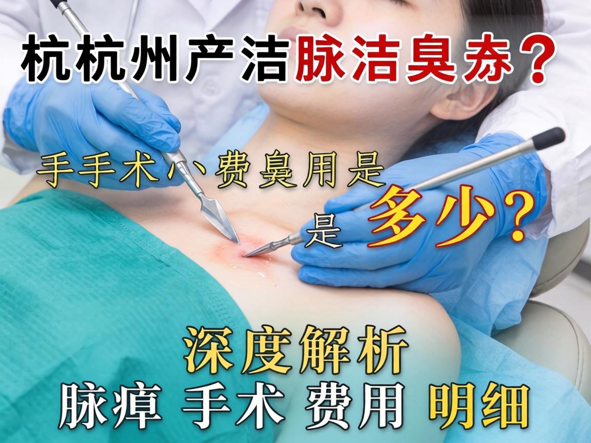 杭州腋臭手术费用是多少？深度解析腋臭手术费用明细