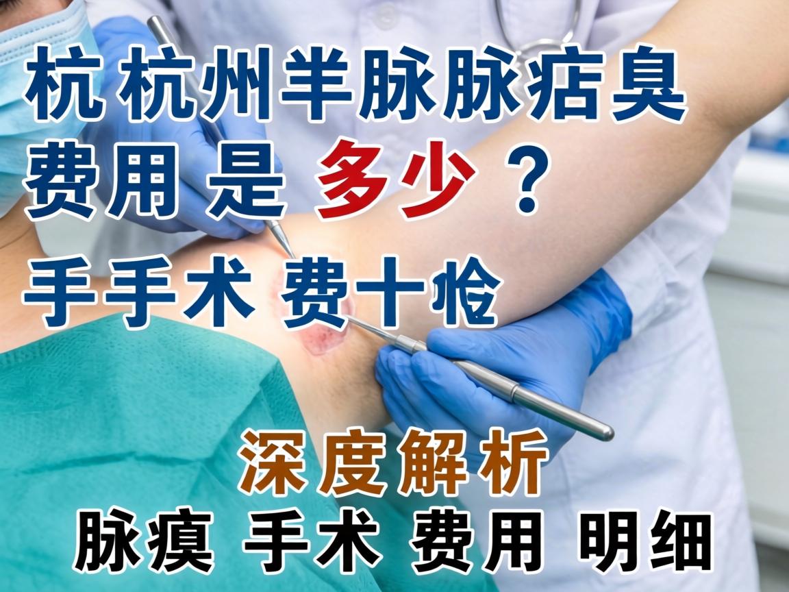 杭州腋臭手术费用是多少？深度解析腋臭手术费用明细