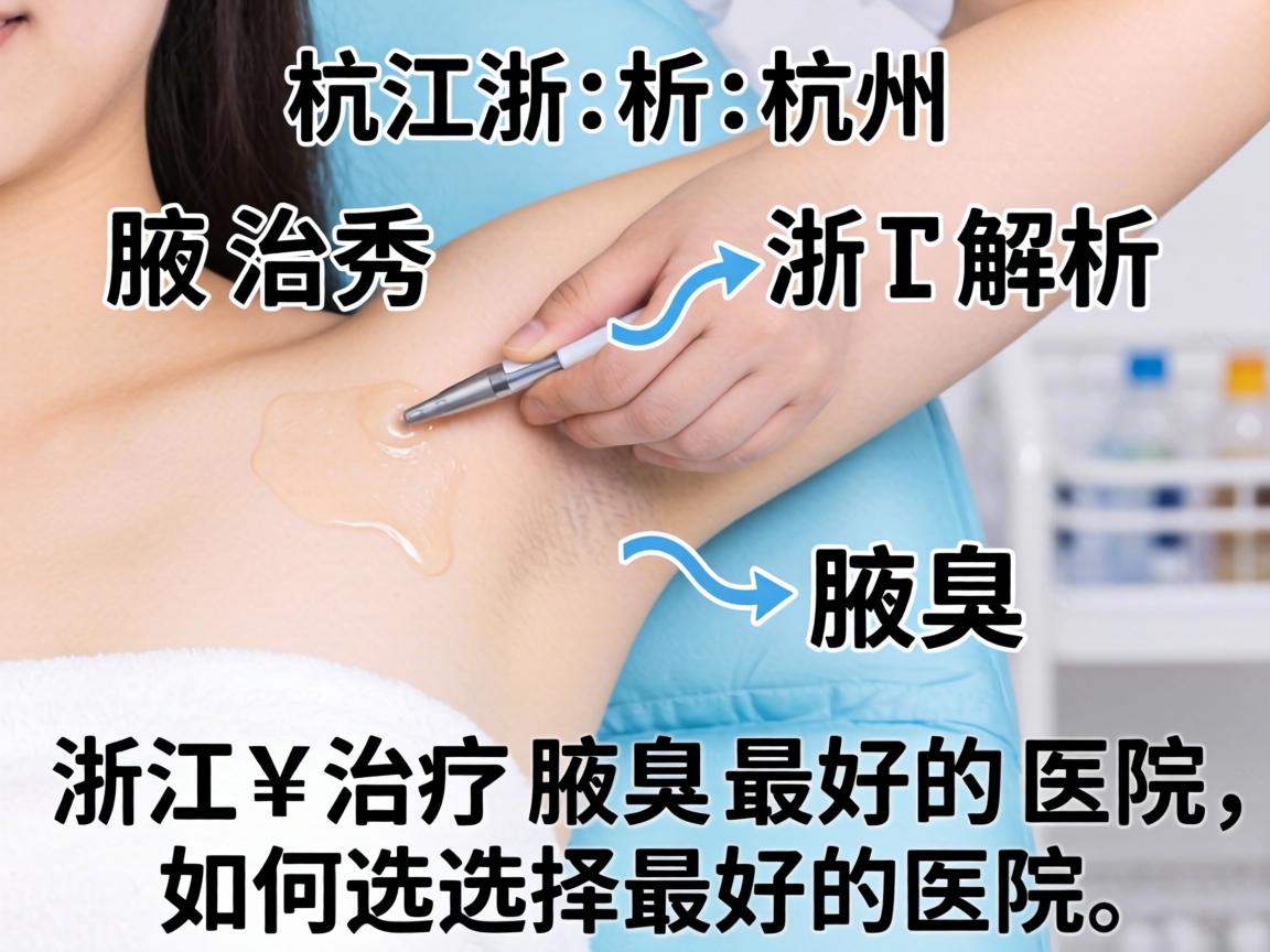 杭州腋秀解析，浙江治疗腋臭最好的医院，如何选择最好的医院