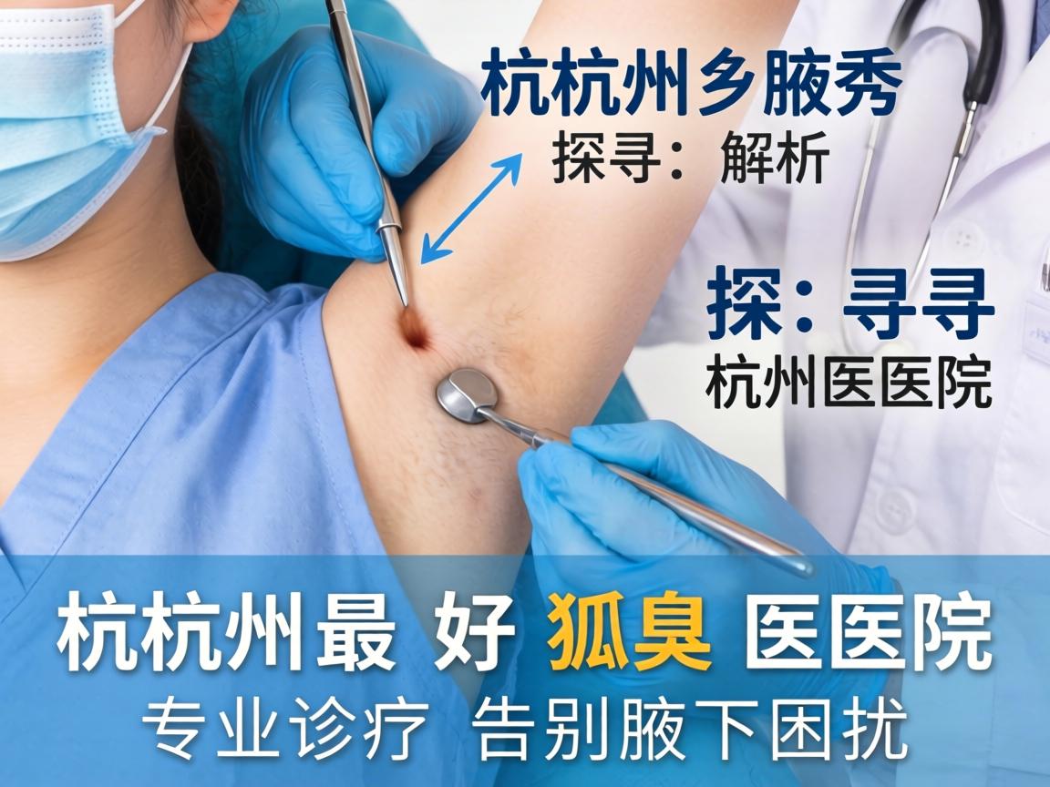 杭州腋秀解析，探寻杭州最好狐臭医院，专业诊疗告别腋下困扰