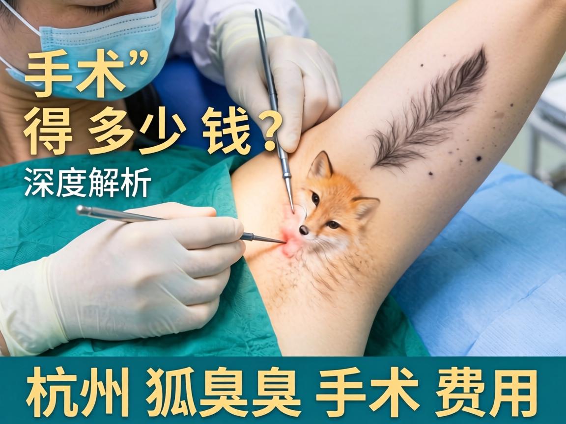 杭州狐臭手术得多少钱？深度解析杭州狐臭手术费用