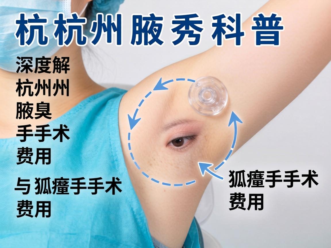 杭州腋秀科普，深度解析杭州腋臭手术费用与狐臭手术费用