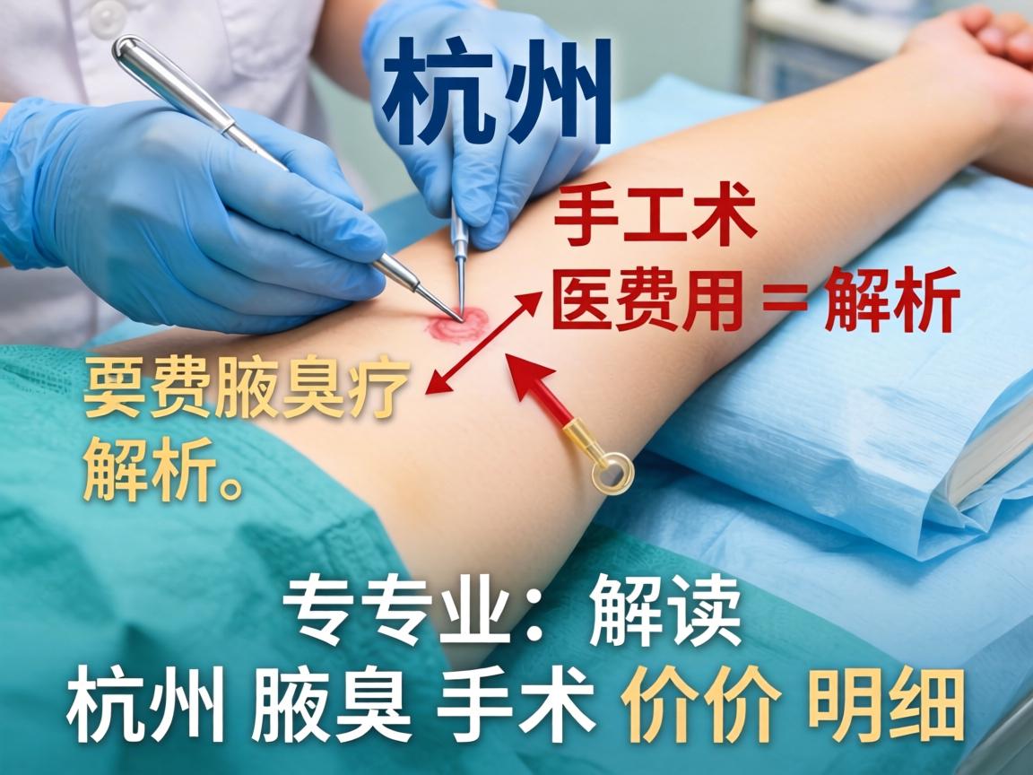 杭州腋臭手术费用解析，专业解读杭州腋臭手术价格明细