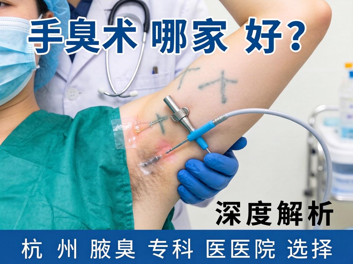 杭州腋臭手术哪家好？深度解析杭州腋臭专科医院选择