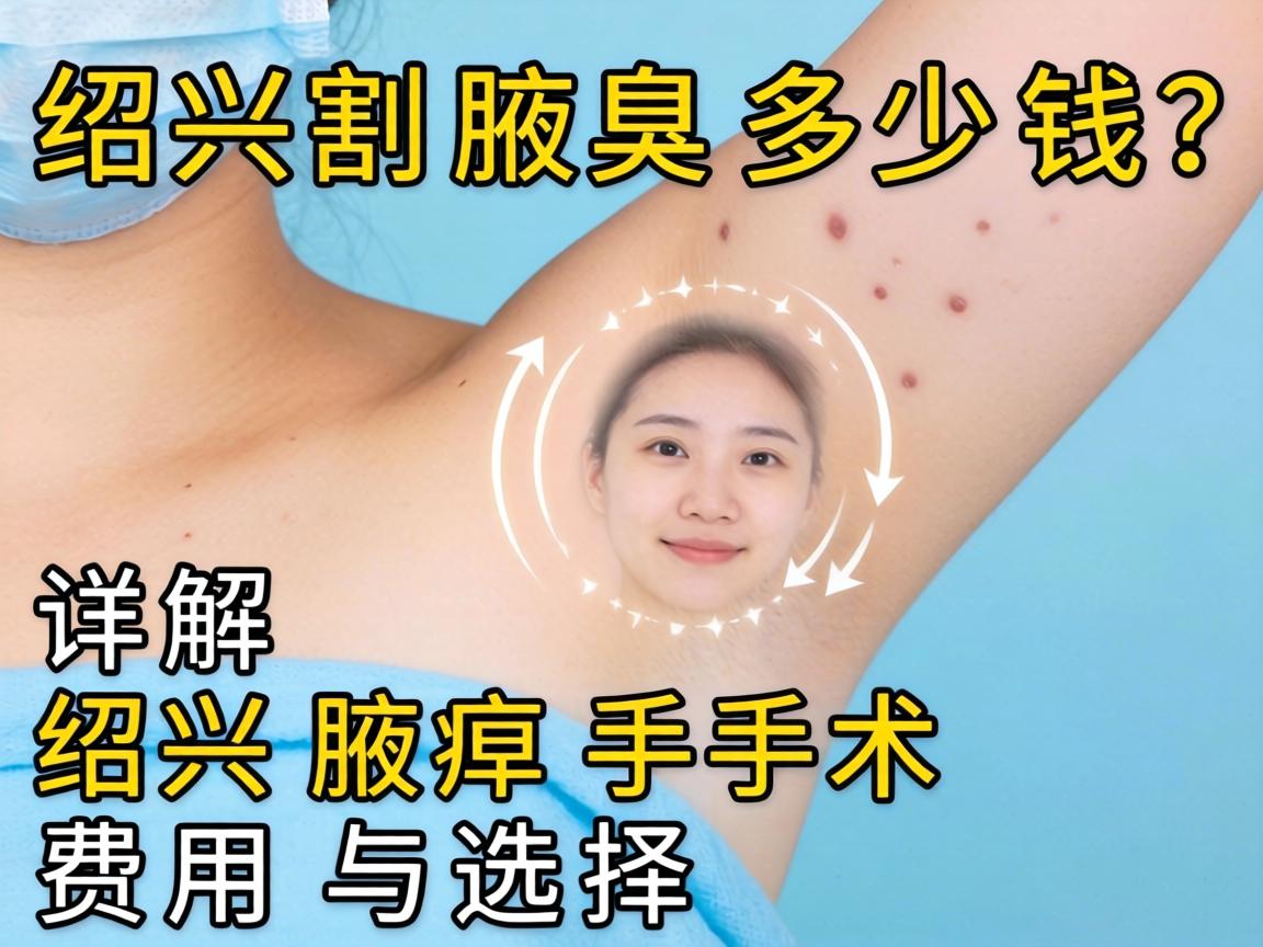绍兴割腋臭多少钱？详解绍兴腋臭手术费用与选择