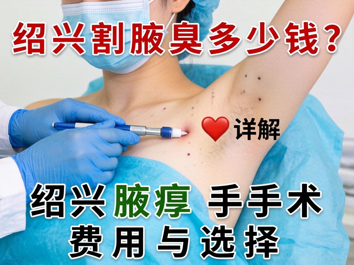 绍兴割腋臭多少钱？详解绍兴腋臭手术费用与选择