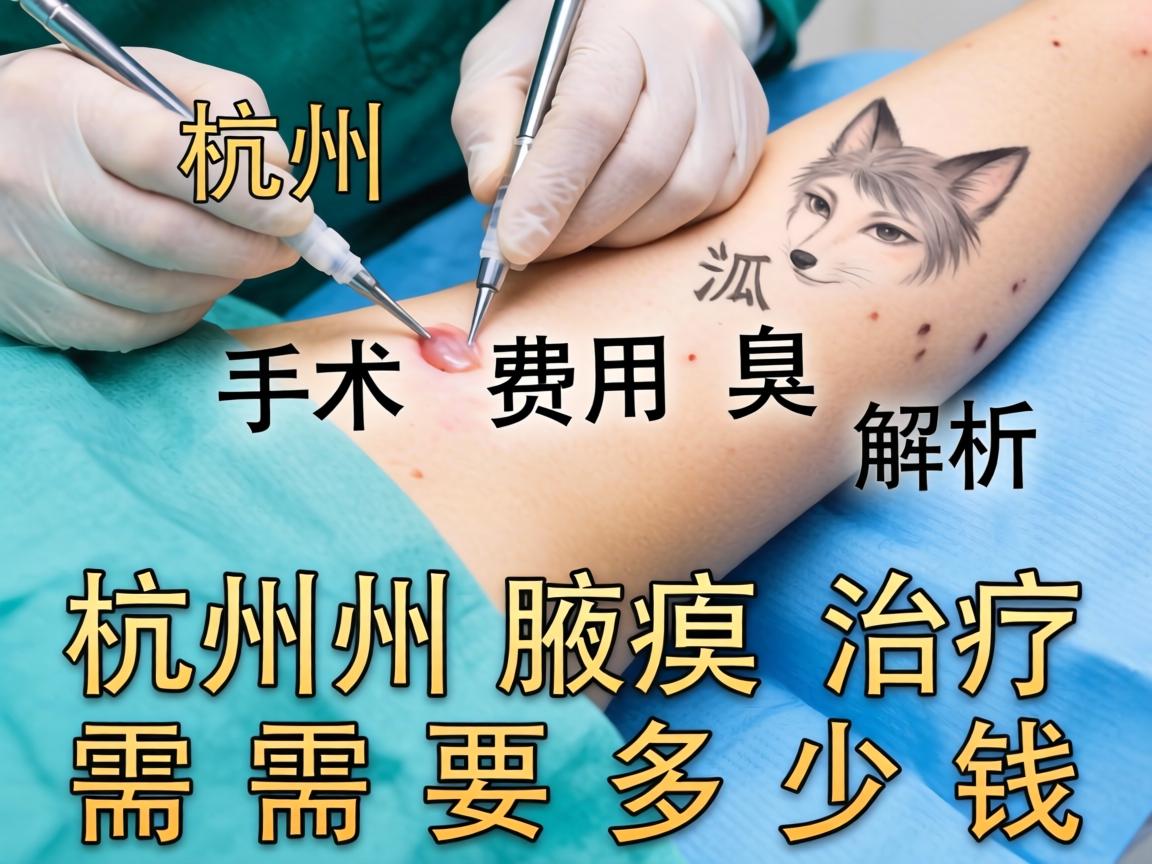 杭州狐臭手术费用解析，杭州腋臭治疗需要多少钱
