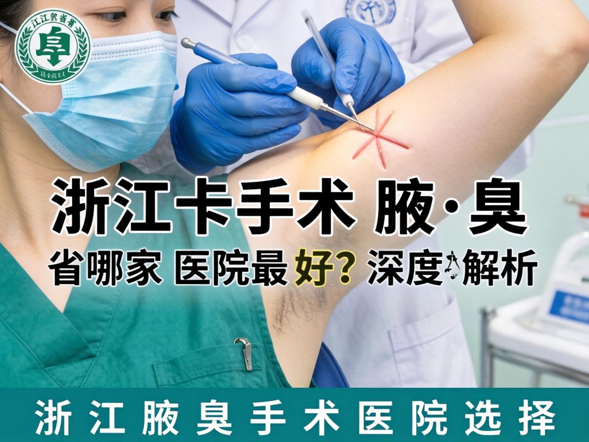 浙江省腋臭手术哪家医院最好？深度解析浙江腋臭手术医院选择