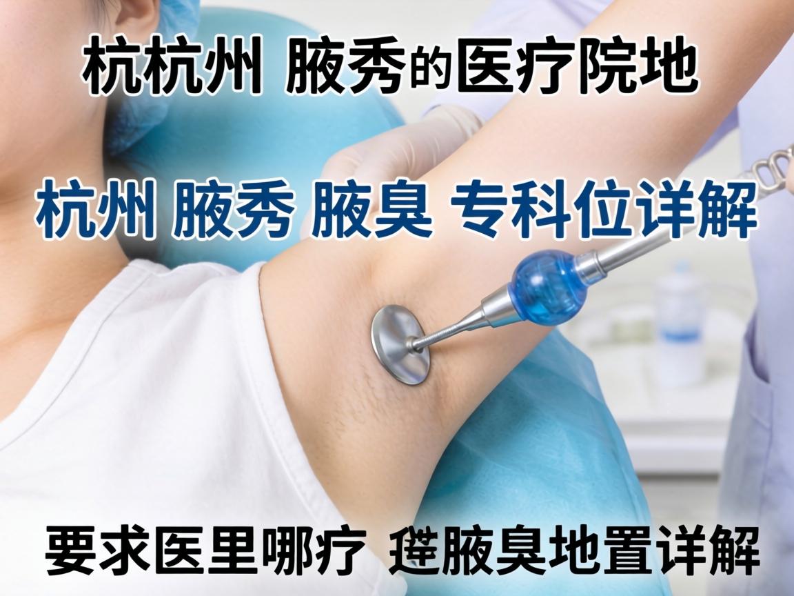 杭州腋秀医院地址在哪里？杭州腋秀腋臭专科位置详解
