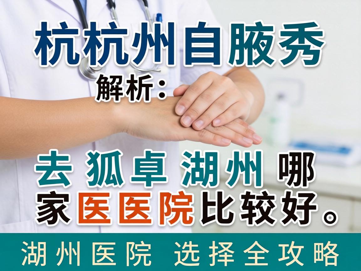 杭州腋秀解析，去狐臭湖州哪家医院比较好，湖州医院选择全攻略