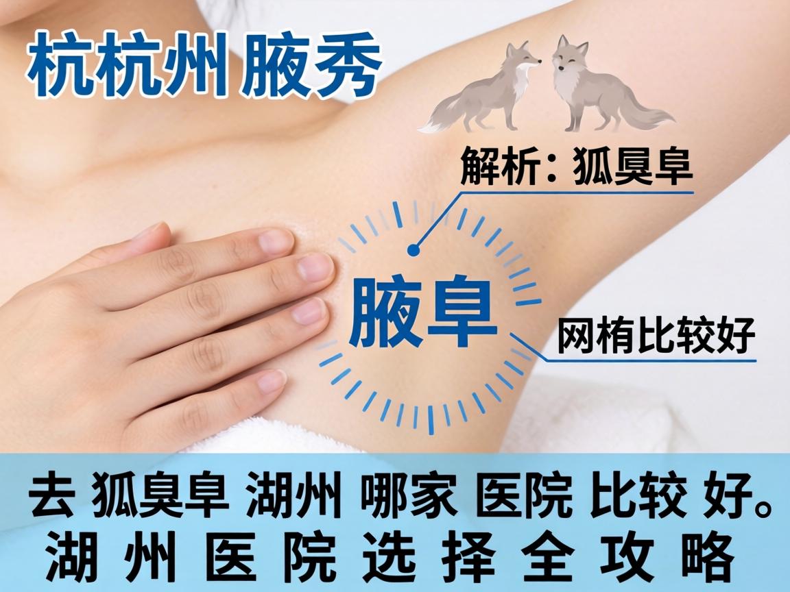 杭州腋秀解析，去狐臭湖州哪家医院比较好，湖州医院选择全攻略