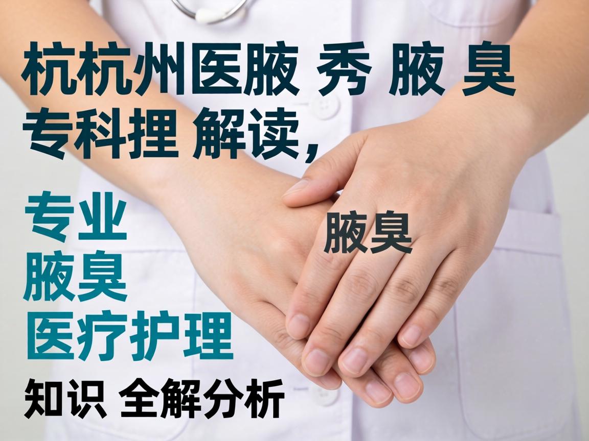杭州腋秀腋臭专科解读，专业腋臭医疗护理知识全解析