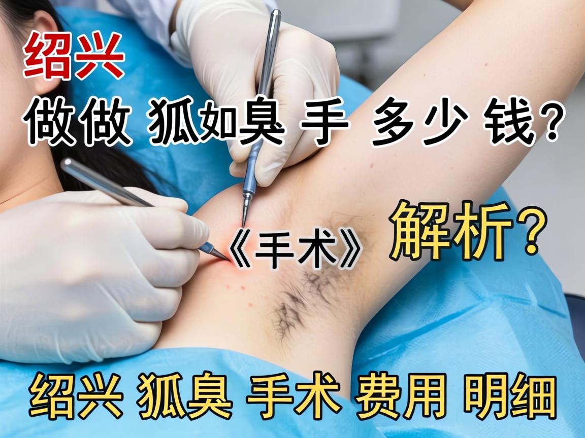 在绍兴做狐臭手术多少钱？解析绍兴狐臭手术费用明细