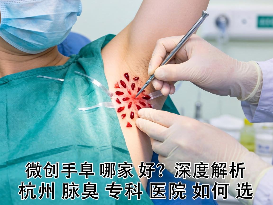 杭州腋臭微创手术哪家好？深度解析杭州腋臭专科医院如何选