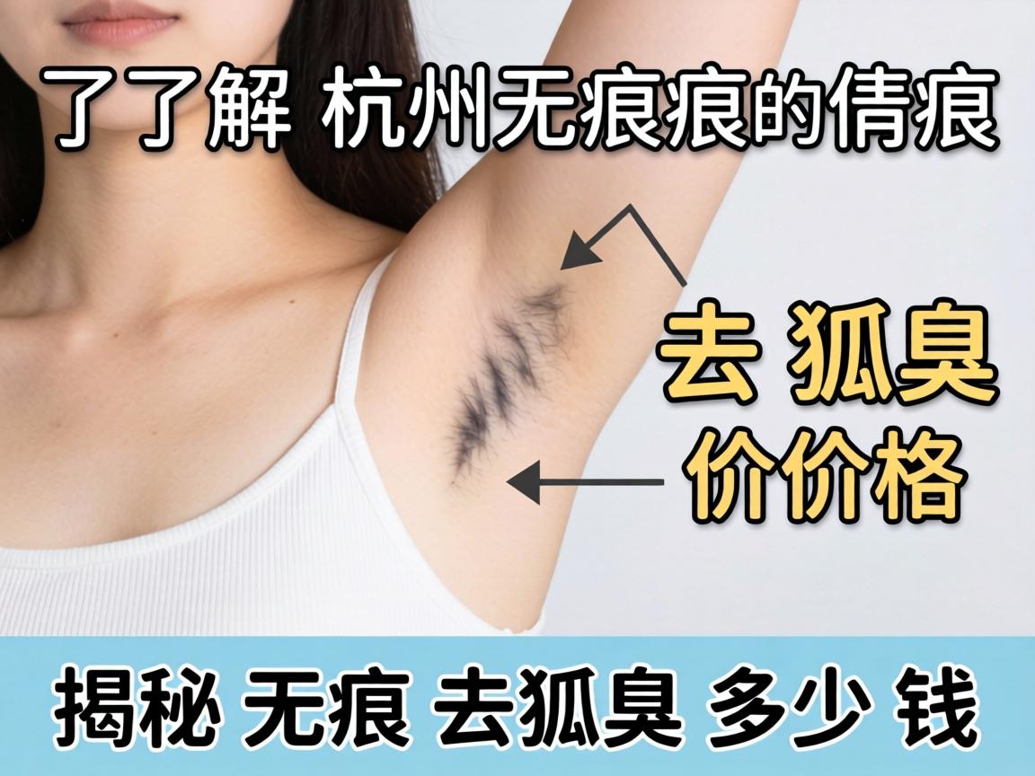 了解杭州无痕去狐臭价格，揭秘无痕去狐臭多少钱