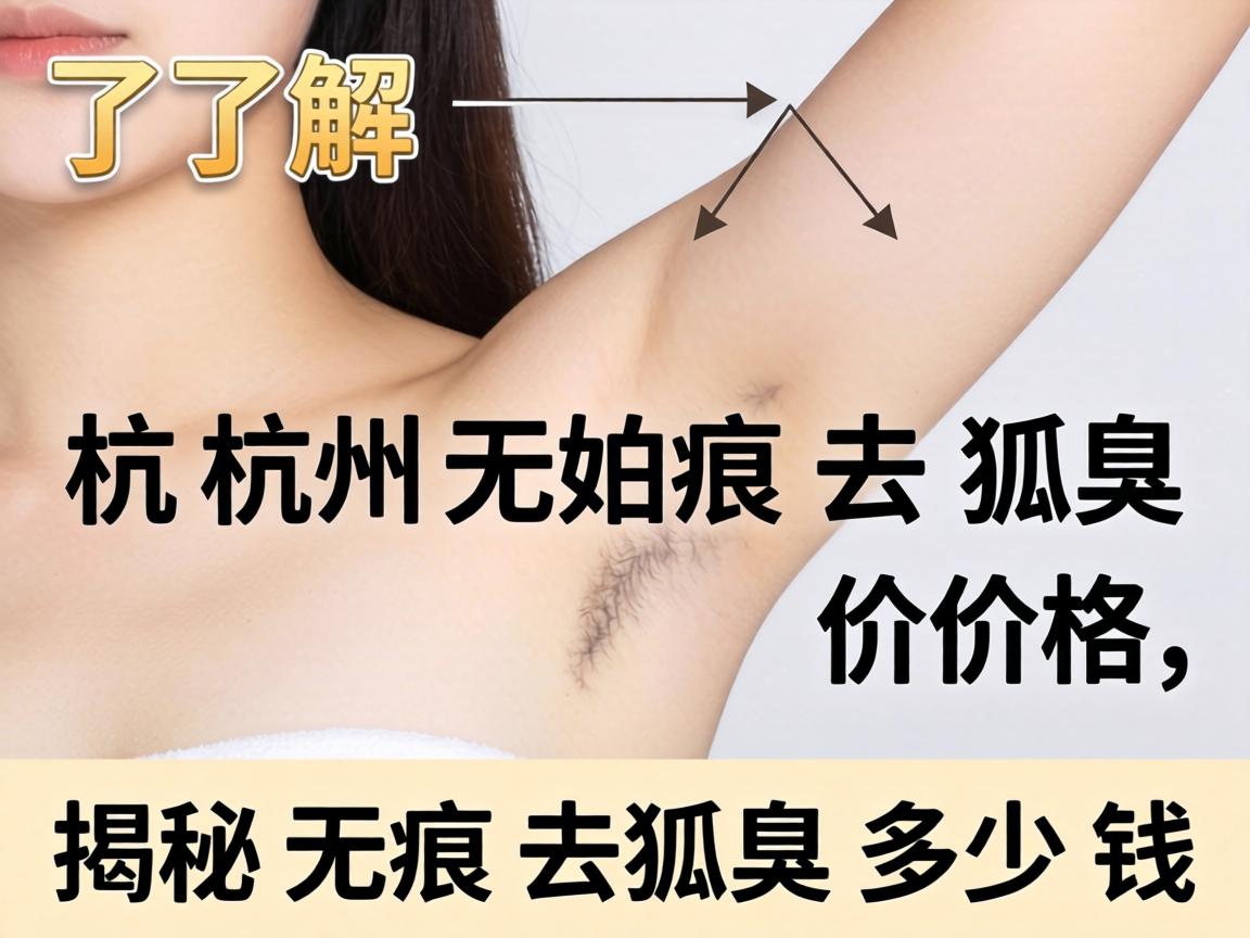 了解杭州无痕去狐臭价格，揭秘无痕去狐臭多少钱