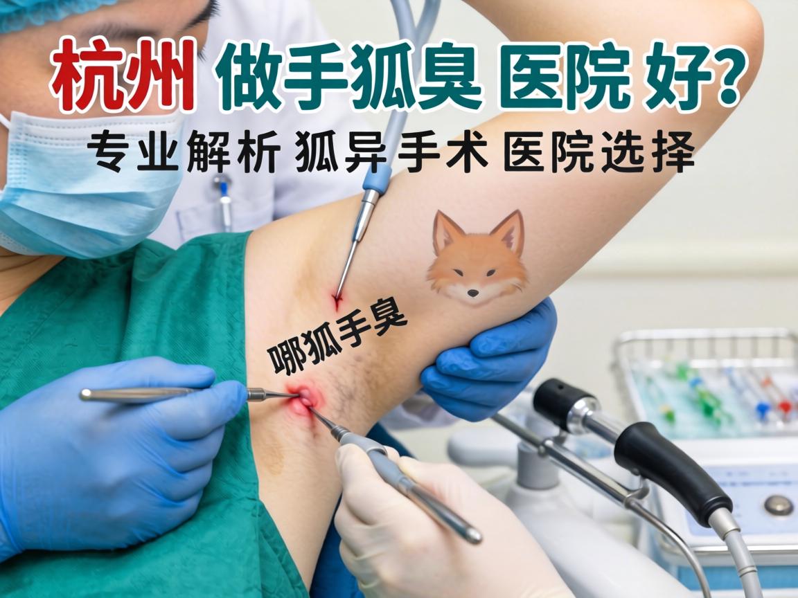 杭州做狐臭手术哪个医院好？专业解析狐臭手术医院选择