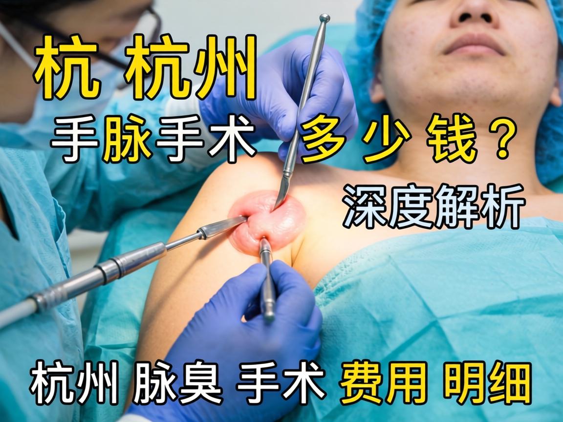 杭州腋臭手术多少钱？深度解析杭州腋臭手术费用明细