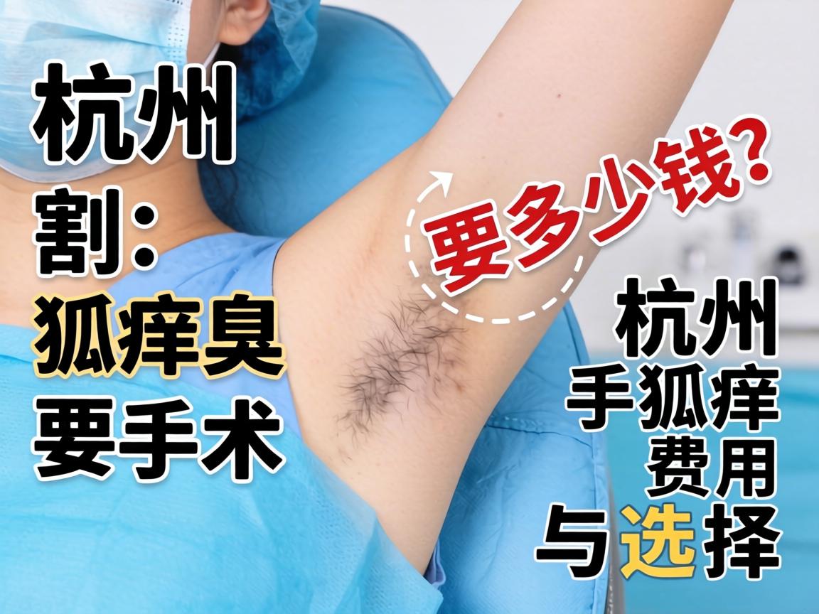 杭州割狐臭要多少钱？详解杭州狐臭手术费用与选择
