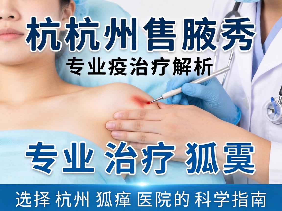 杭州腋秀解析，专业治疗狐臭，选择杭州狐臭医院的科学指南