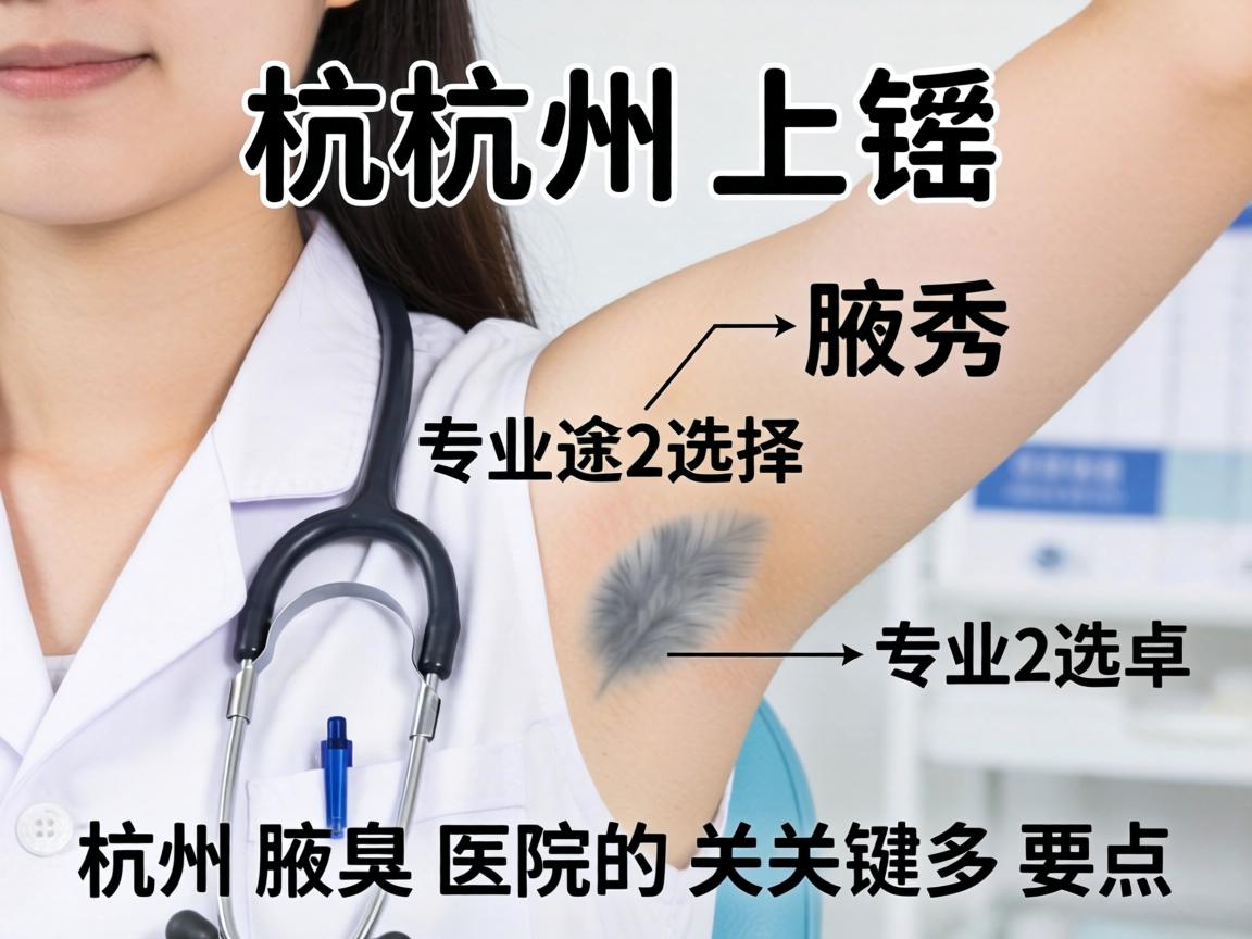 杭州腋秀解读，专业选择杭州腋臭医院的关键要点