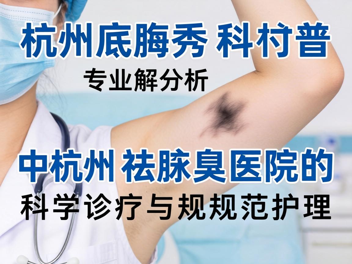 杭州腋秀科普，专业解析杭州祛腋臭医院的科学诊疗与规范护理