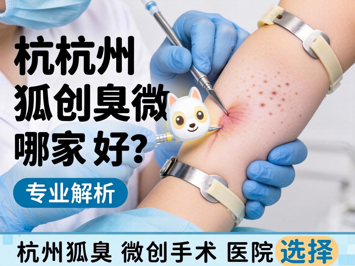 杭州狐臭微创手术哪家好？专业解析杭州狐臭微创手术医院选择