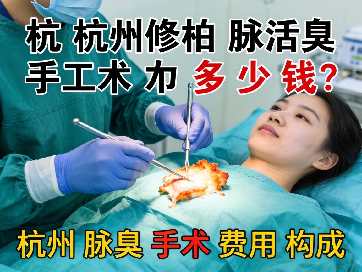杭州腋臭手术多少钱？详解杭州腋臭手术费用构成