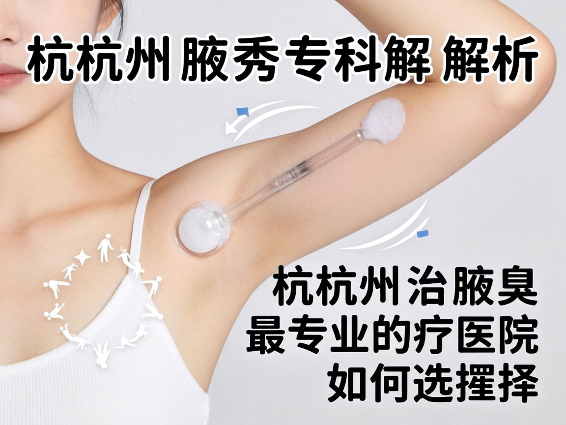 杭州腋秀专科解析，杭州治腋臭最专业的医院如何选择