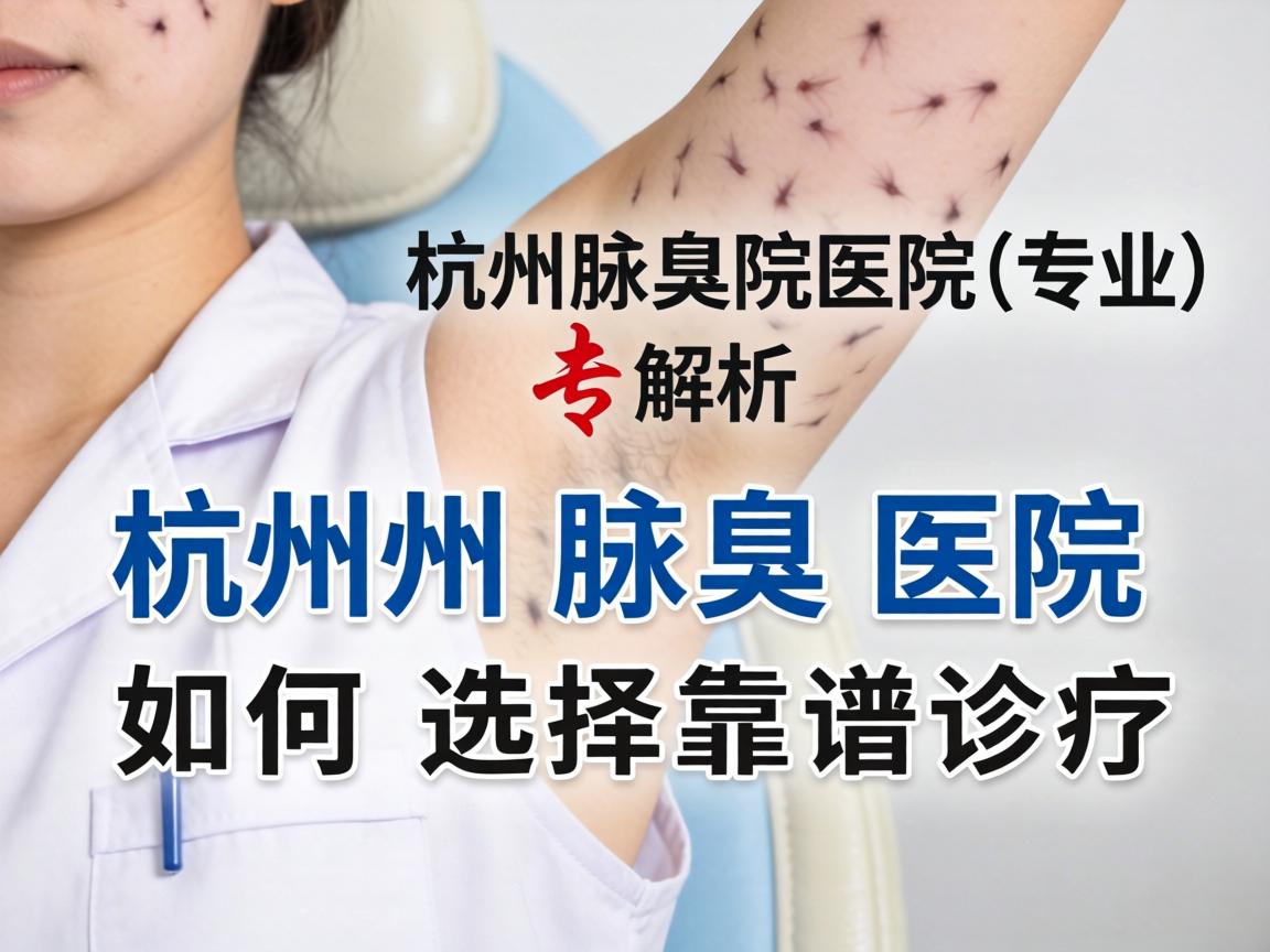 杭州腋臭医院专业解析，杭州腋臭医院如何选择靠谱诊疗