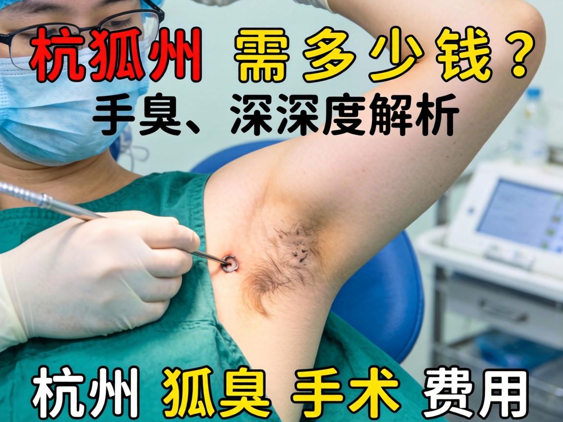 杭州狐臭手术需多少钱？深度解析杭州狐臭手术费用
