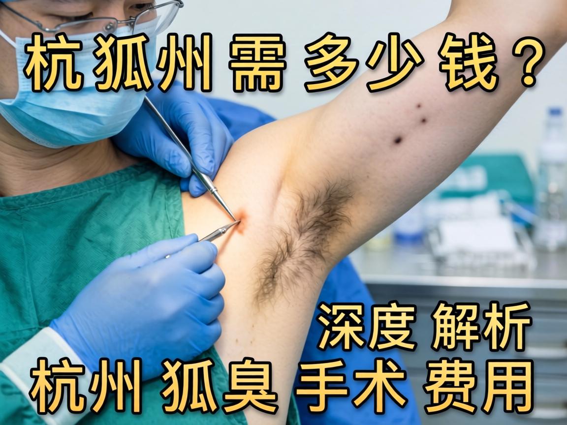 杭州狐臭手术需多少钱？深度解析杭州狐臭手术费用