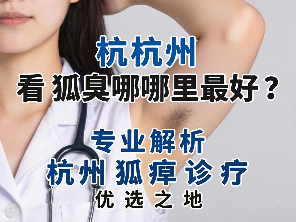 杭州看狐臭哪里最好？专业解析杭州狐臭诊疗优选之地