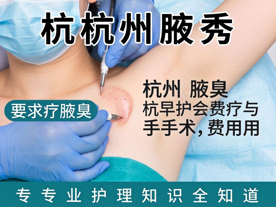 杭州腋秀解析，杭州腋臭手术费用与专业护理知识全知道