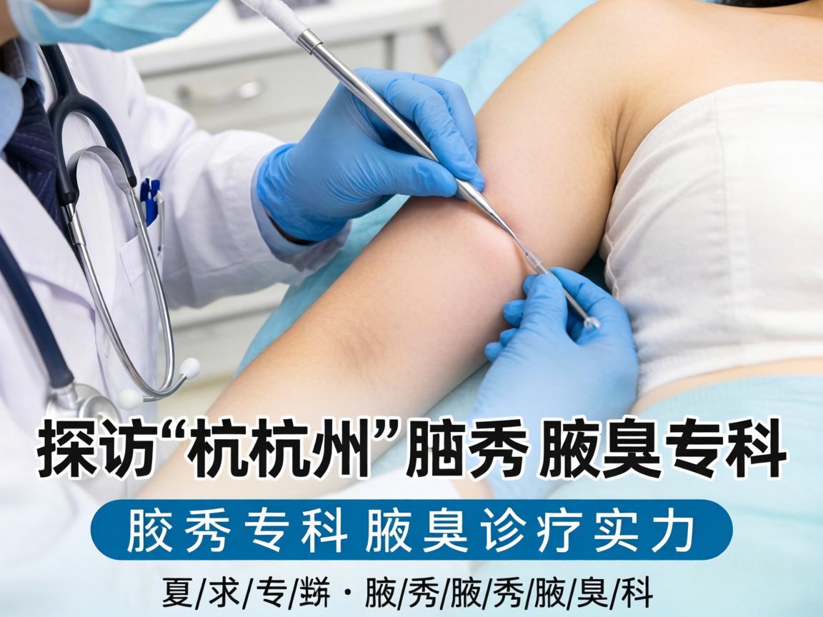 探访杭州腋秀腋臭专科，解析腋秀专科的腋臭诊疗实力