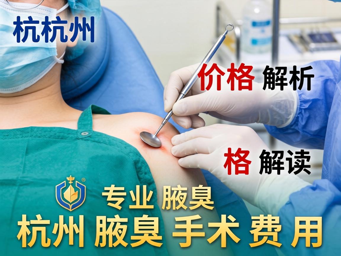 杭州腋臭手术价格解析，专业解读杭州腋臭手术费用