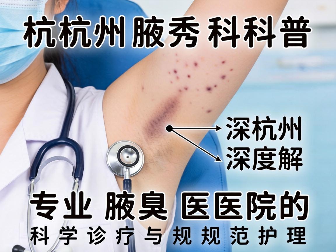 杭州腋秀科普，深度解析杭州专业腋臭医院的科学诊疗与规范护理