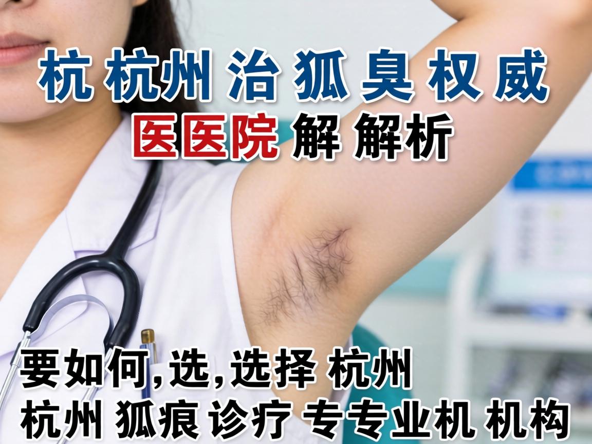 杭州治狐臭权威医院解析，如何选择杭州狐臭诊疗专业机构