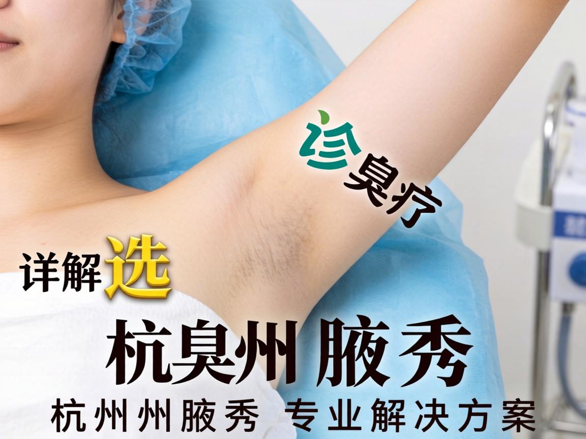 腋臭诊疗选杭州腋秀 详解杭州腋秀专业解决方案