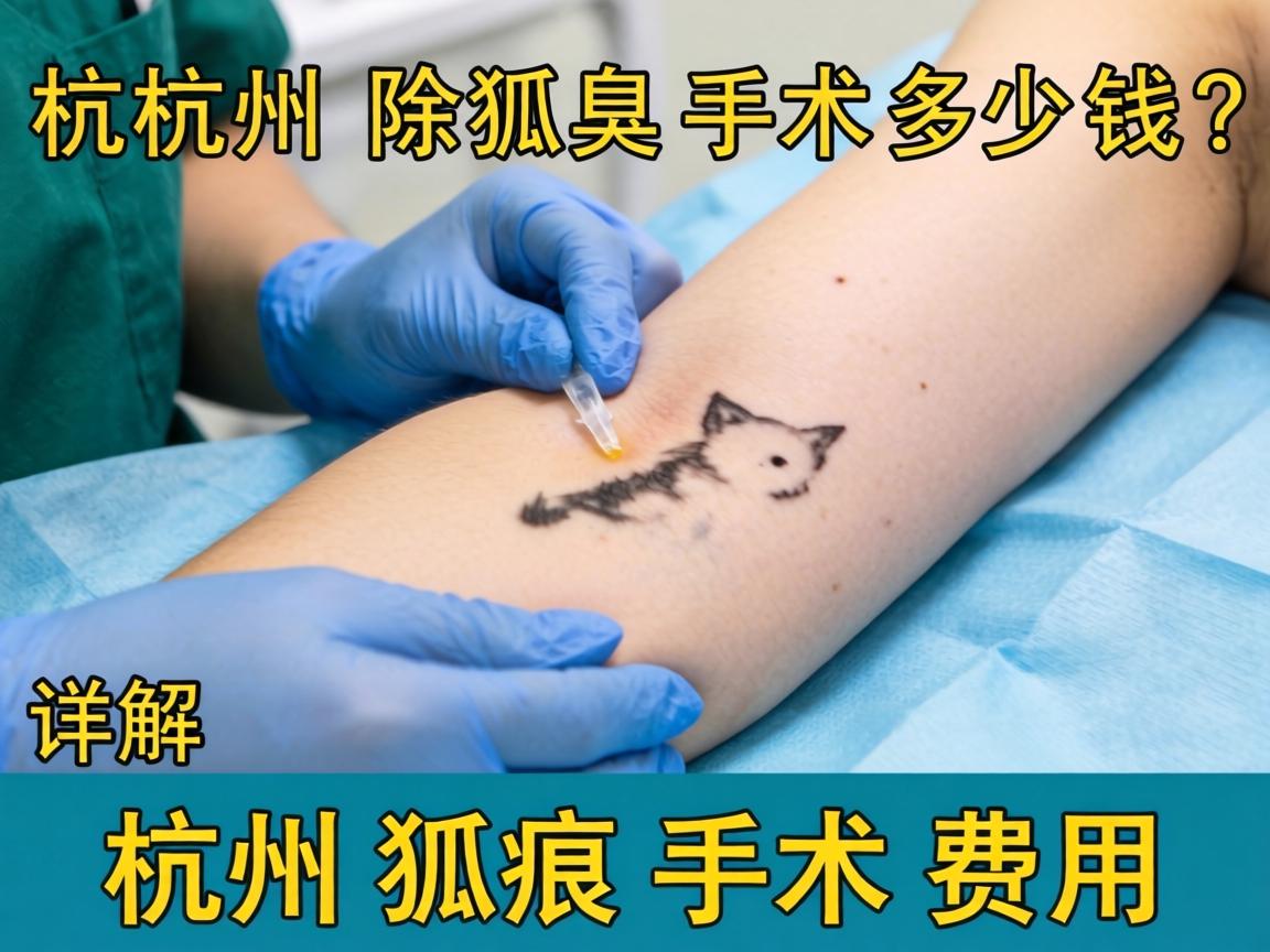 杭州除狐臭手术多少钱？详解杭州狐臭手术费用