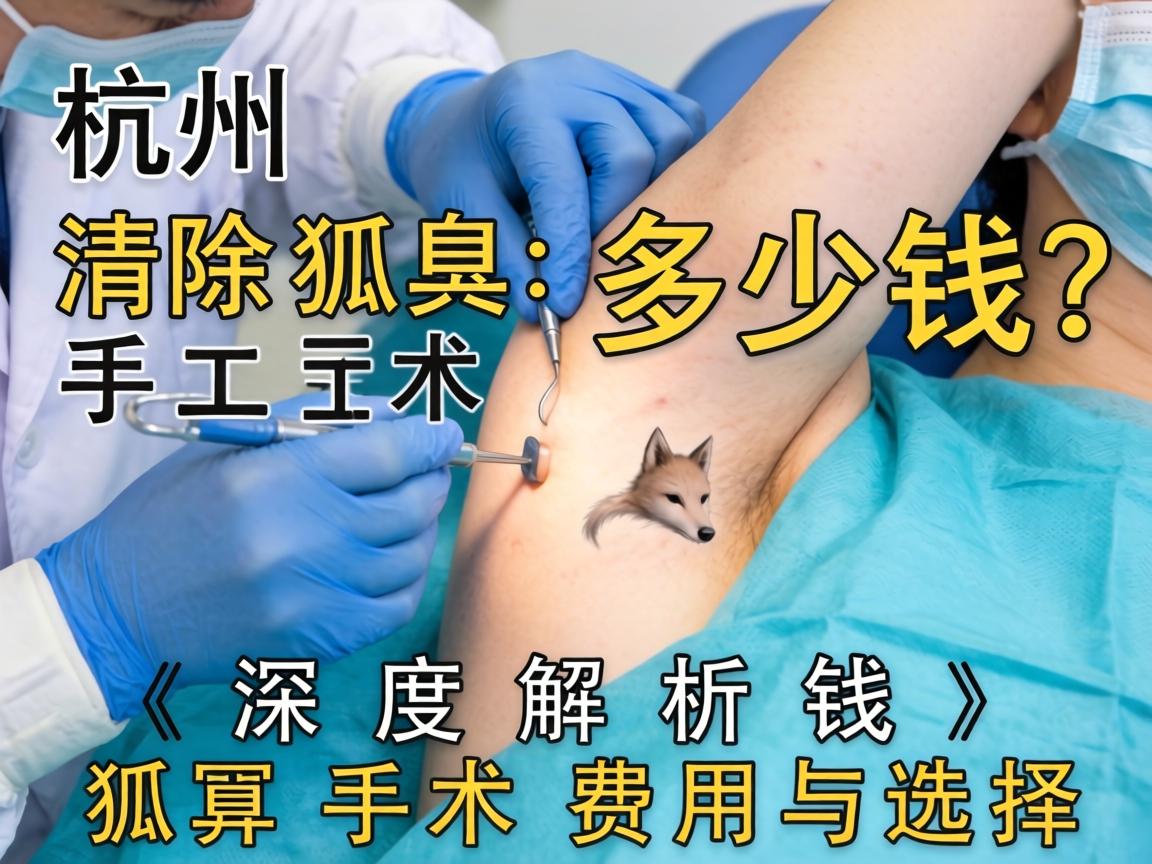 杭州清除狐臭手术多少钱？深度解析狐臭手术费用与选择