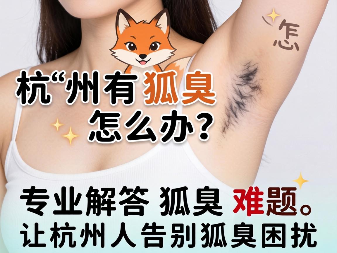 杭州有狐臭怎么办？专业解答狐臭难题，让杭州人告别狐臭困扰