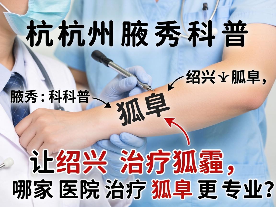 杭州腋秀科普，在绍兴治疗狐臭，哪家医院治疗狐臭更专业？