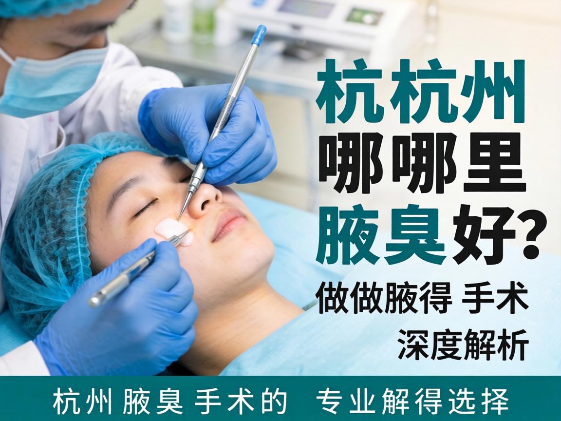 杭州哪里做腋臭手术做得好?深度解析杭州腋臭手术的专业选择 杭州哪里做腋臭手术做得好?深度解析杭州腋臭手术的专业选择