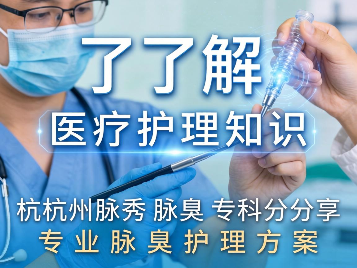 了解腋臭医疗护理知识，杭州腋秀腋臭专科分享专业腋臭护理方案