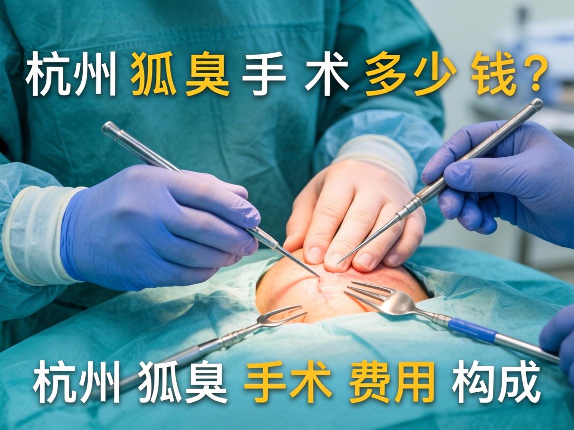 杭州狐臭手术多少钱？详解杭州狐臭手术费用构成