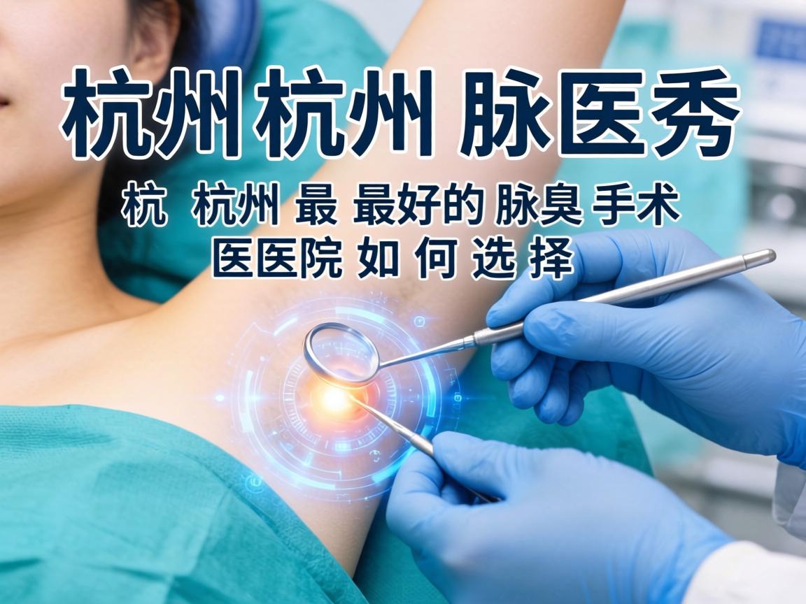 杭州腋秀解析，杭州最好的腋臭手术医院如何选择