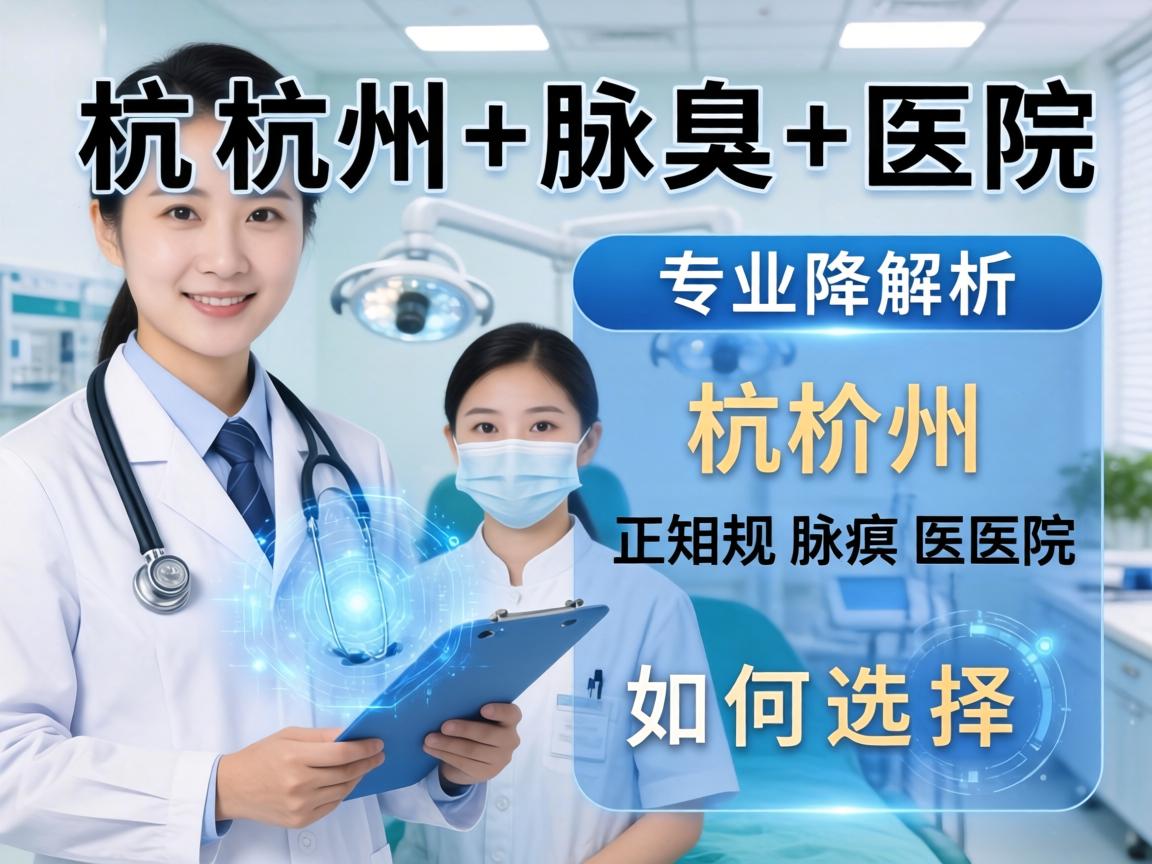 杭州腋臭医院专业解析，杭州正规腋臭医院如何选择