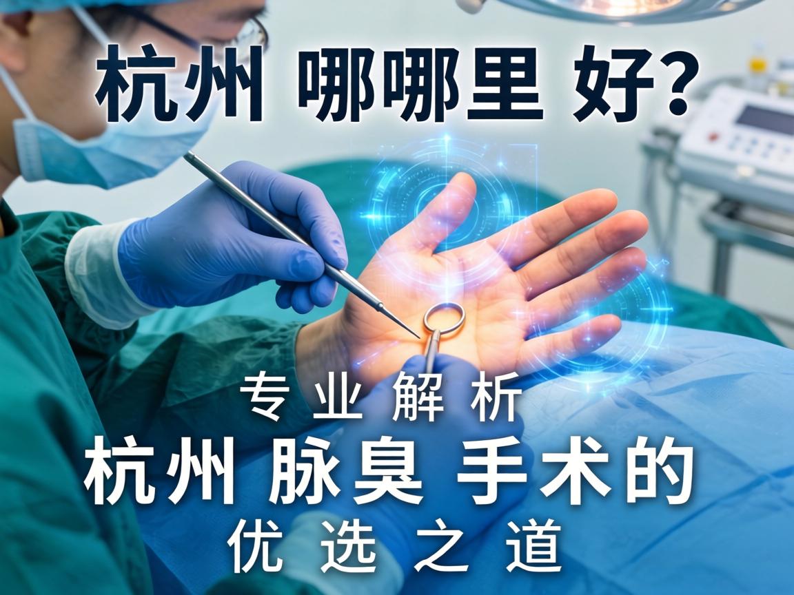 杭州腋臭手术哪里好？专业解析杭州腋臭手术的优选之道