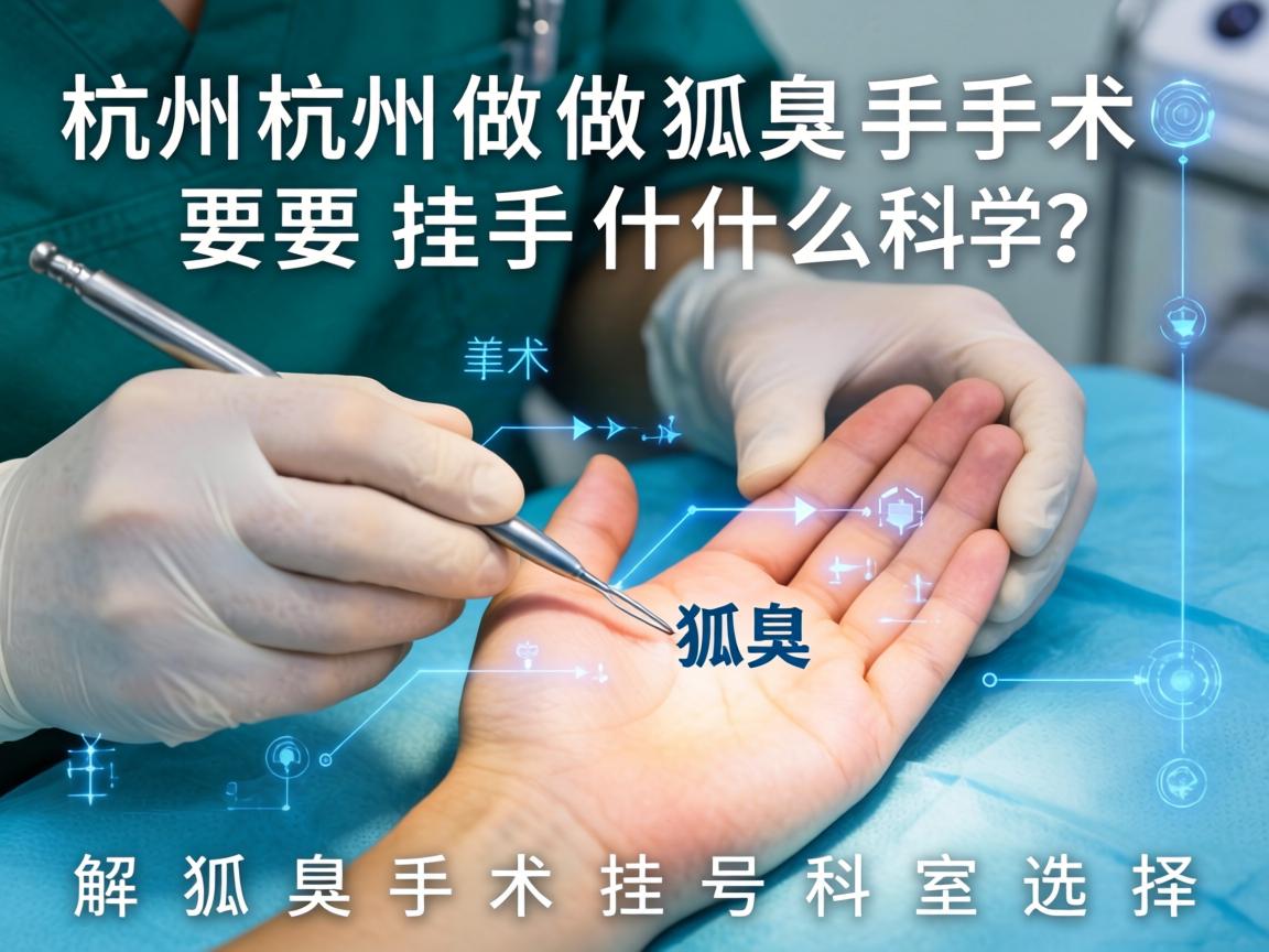 杭州做狐臭手术要挂什么科?详解狐臭手术挂号科室选择 杭州做狐臭手术要挂什么科?详解狐臭手术挂号科室选择